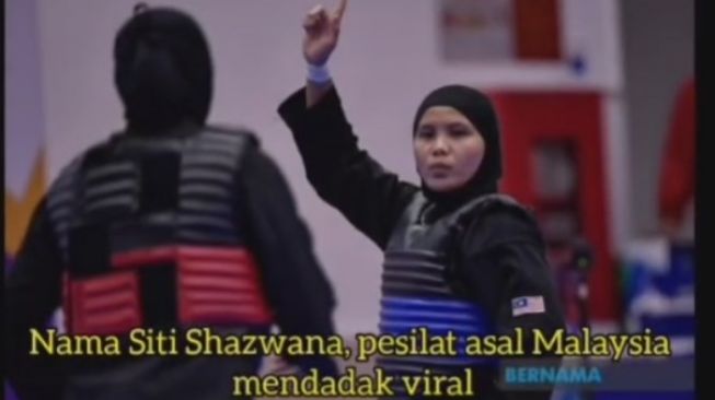 VIDEO!, Lepas Saat Tanding di SEA Games, Reaksi Lawan Bikin Warganet Terenyuh: Muslimah Sejati!